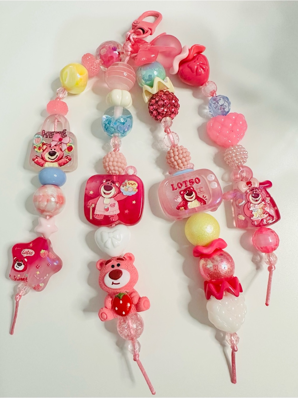 Lotso bag Charm Beaded